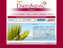 Tablet Screenshot of daryasarangpalace.com